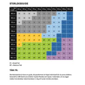 Ark Korp Herr Sizeguide