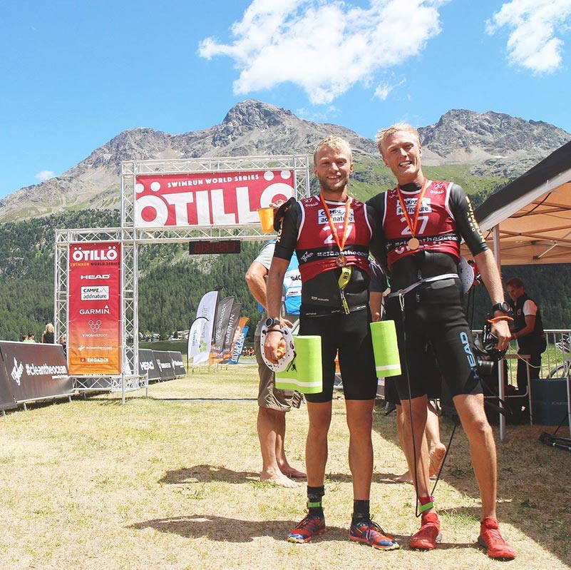 ÖtillÖ Engadin 2018 Målgång Max Andersson Weswim