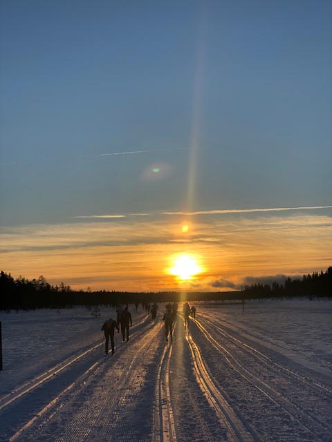 Vasaloppet Öppet Spår 2019 Mot soluppgången Elin Sterner