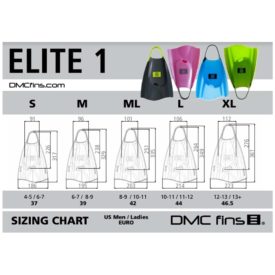DMC Elite Simfenor - Storleksguide