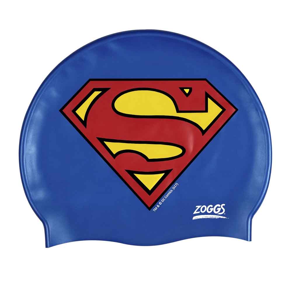 Zoggs Silikon Badmössa Swim Cap Superman