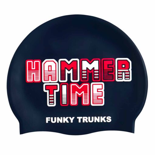 FUNKY TRUNKS SILICONE SWIMMING CAP HAMMER TIME