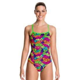 Funkita Cross Back One Piece – Paradise Wings Front