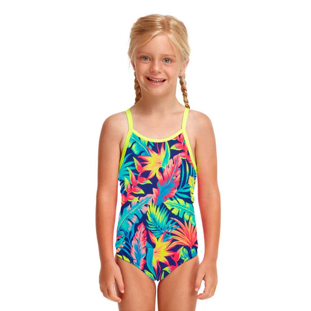 FUNKITA TODDLER GIRLS ECO ONE PIECE PALM OFF